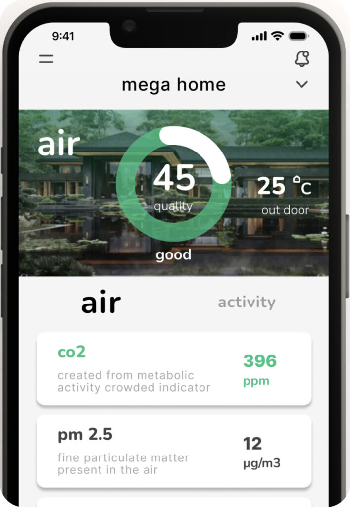 Wave of Wellness App - Air Quality Screen