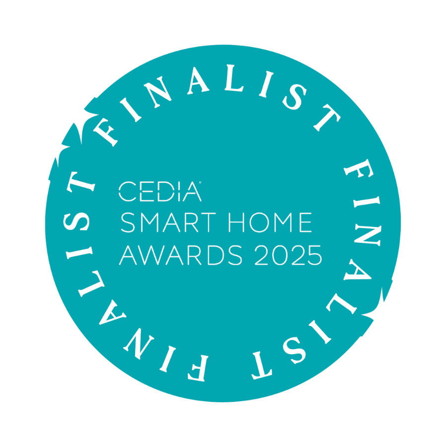 Teal finalist asset for CEDIA Smart Home Awards 2025.